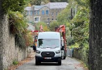 Work begins to repair retaining wall that collapsed during Storm Amy