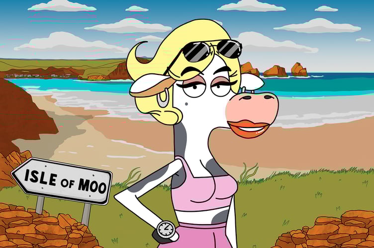 A brand-new animated feature film titled Moonie Moo is being launched, and it will begin its journey right here on Manx soil