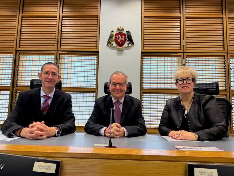 Left to right, James Mylchreest, David Nash and Lisa Horton
