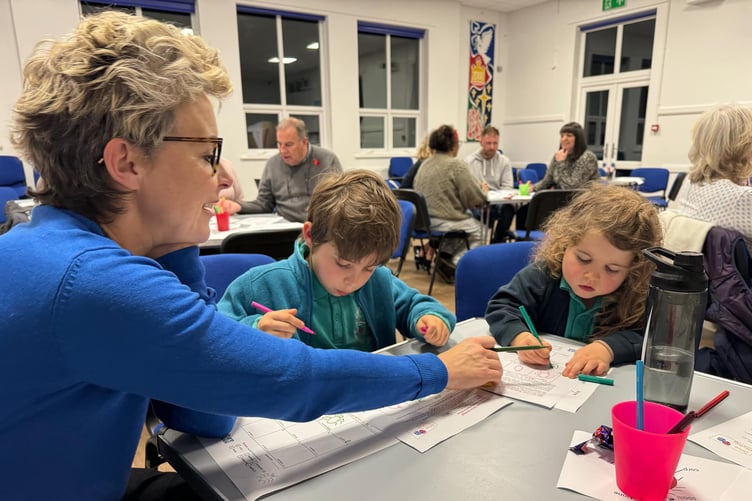 Young Manx speakers taking part in a games night in Port Erin in last year's festival