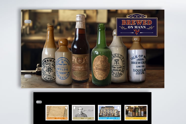 A new stamp set celebrates the history of brewing on the Isle of Man