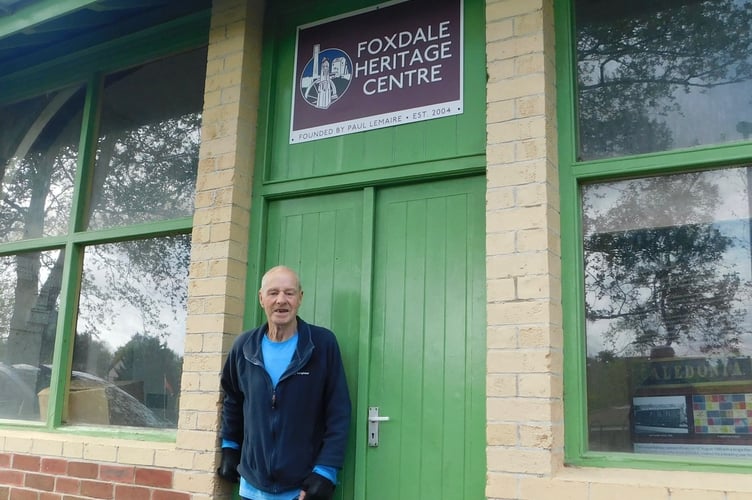 Paul and his late wife, Jean, were determined that the old station building should not be neglected and they founded the Foxdale Heritage committee