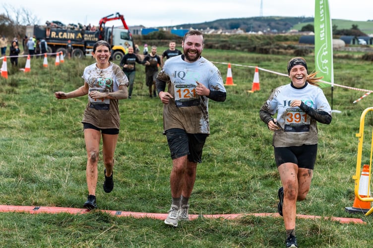 All smiles at the finish line!