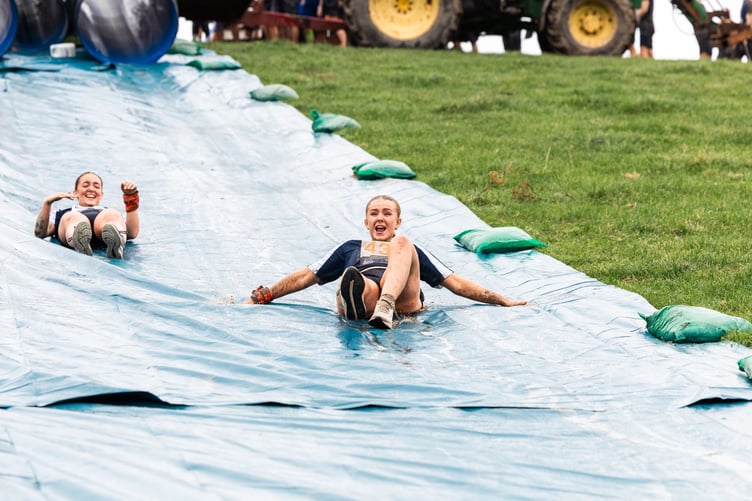 Slipping and sliding!