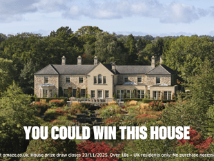 Exceptional home up for grabs in Omaze Million Pound House Draw