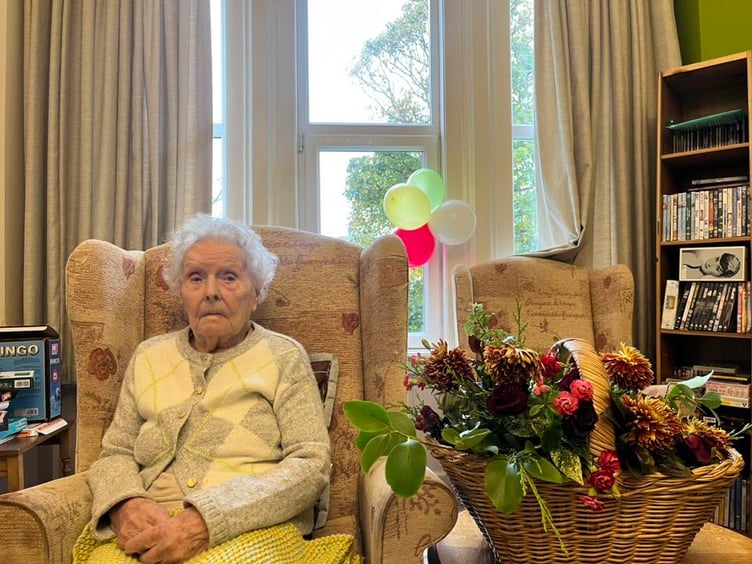 108-year-old Evelyn Teare