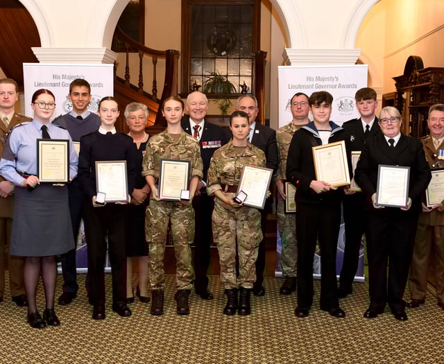 Ten photographs as Annual Cadet Awards celebrated at Government House