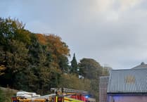 Firefighters tackle small blaze at Laxey Flour Mill