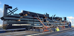 Replacement steel for pier's restoration arrives at last