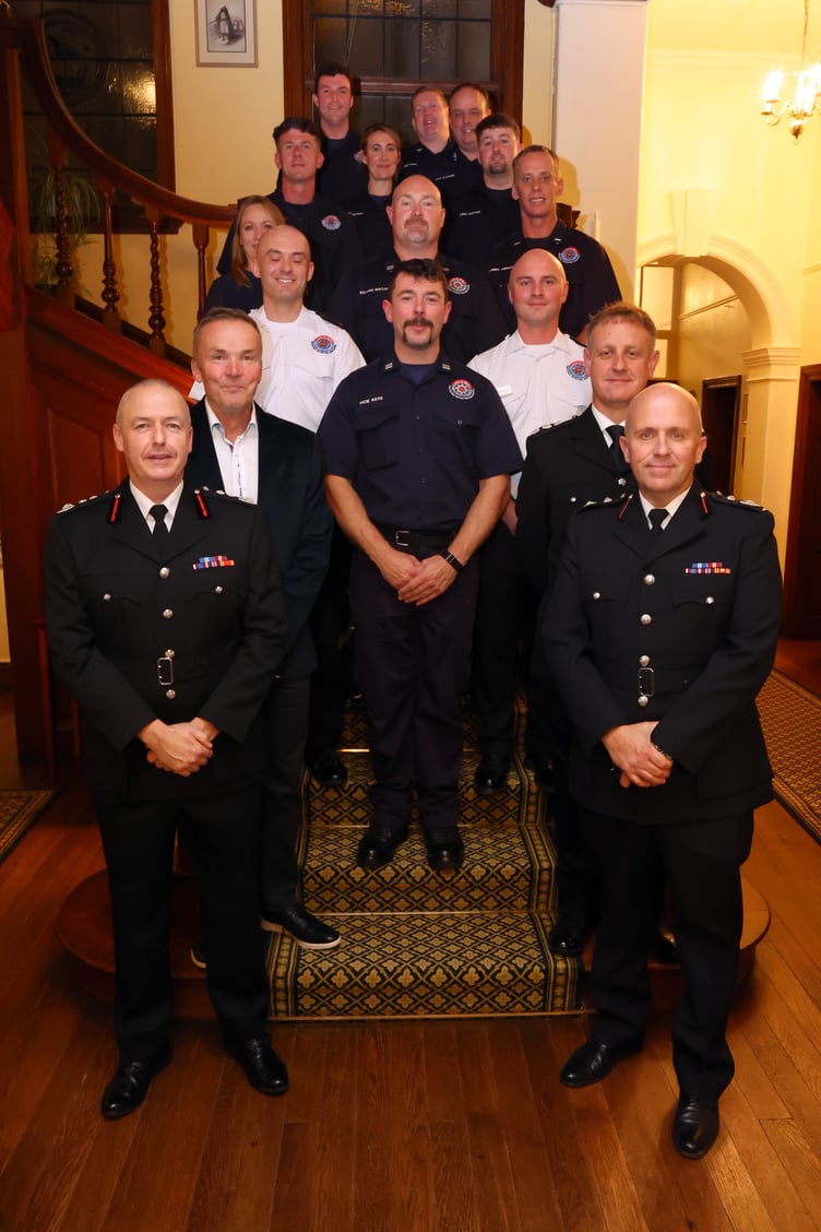 Firefighters in attendance