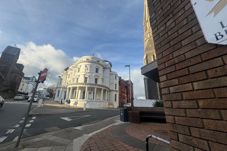 Picture taken on Prospect Hill looking towards the House of Keys, shot from outside Hillary House, home of the Chamber of Commerce, who have said the decision made in their last Thursday evening has 'ignored repeated warnings from employers across multiple sectors'