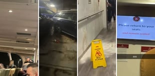 Vehicles damaged in sailing that saw captain issue 'code red'