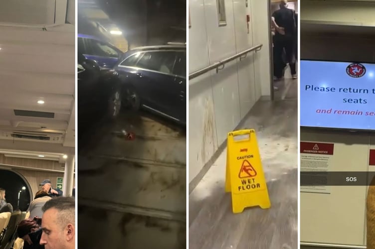 The scenes onboard Manannan's Sunday evening crossing from Liverpool to Douglas have been described as 'traumatising' 