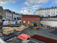 Work resumes at new church site after application approved