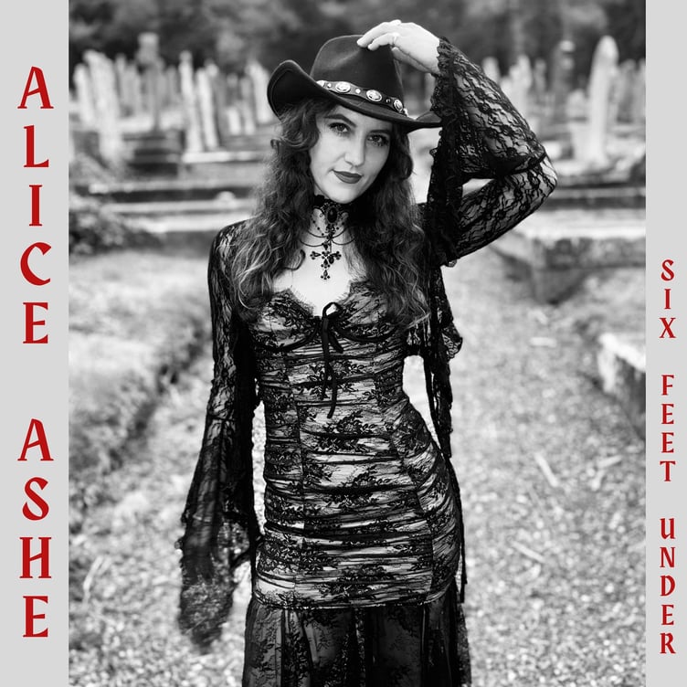 Alice Ashe on the cover of her new single 'Six Feet Under'