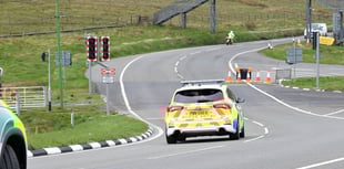 Person rescued after car plunges 20 feet off Mountain Road