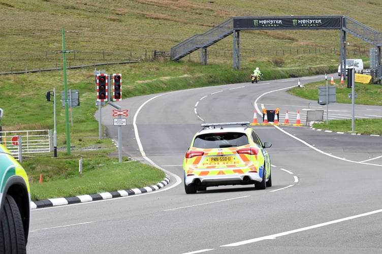A section of the Mountain Road was shut for around two hours after a crash early on Wednesday morning
