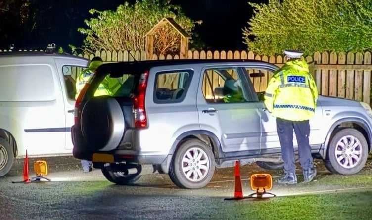 Police stopped more than 30 vehicles for checks as part of the latest Operation Uplift exercise