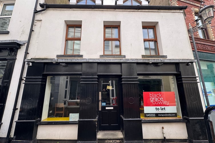 The former Victoria Grill in Malew Street