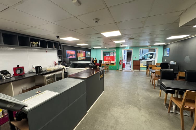 Inside the former Victoria Grill Peri Peri on Malew Street, Castletown