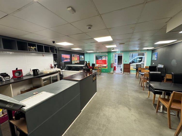 Inside the former Victoria Grill Peri Peri on Malew Street, Castletown