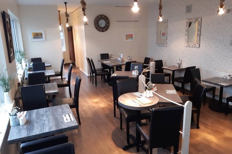 Inside Cafe Delight in Douglas