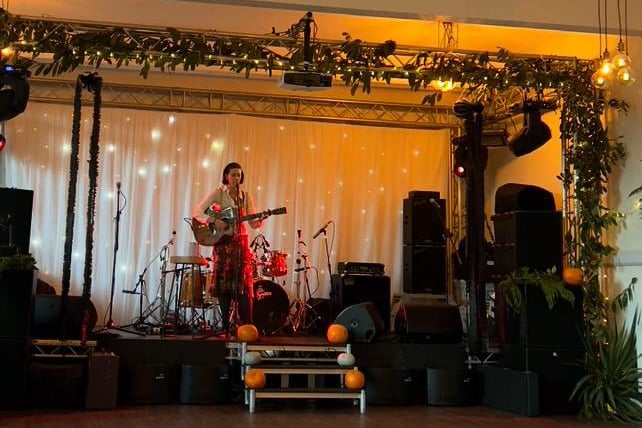 The Pavilion Stage was inside - featuring a number of local artists and bands.