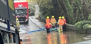 Fire crews called out to deal with multiple flood incidents