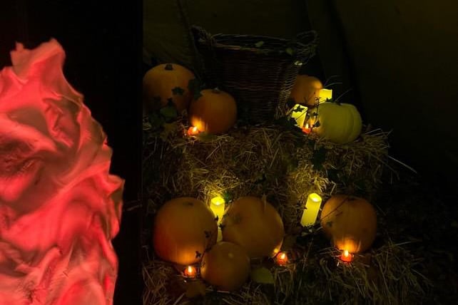 Although some of the decorations were frightening - the overall atmosphere was cozy.