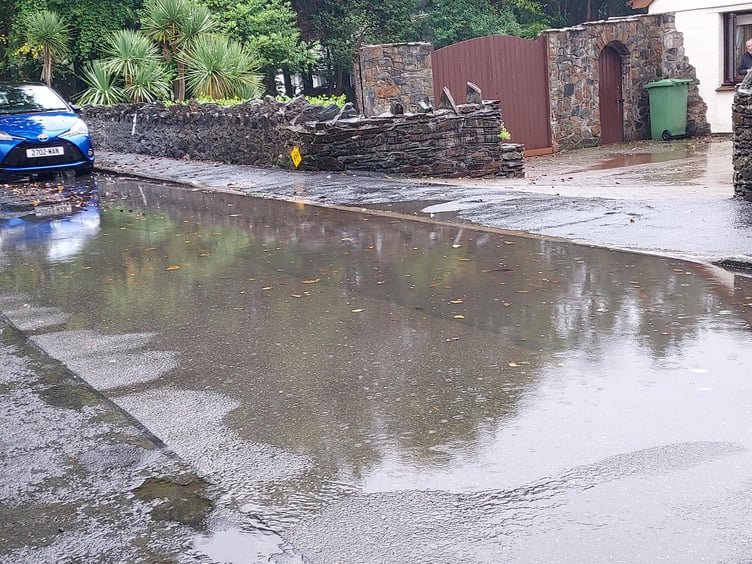 Heavy rainfall in early September urged the Ward's to get in touch with the DOI