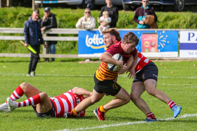 Harry Hewson in unstoppable form against Vale of Lune last year (Photo: Richard Ebbutt)