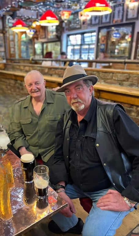 Tony Miskimmon with his brother Frankie