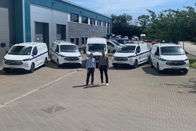 The new electric vehicles on display