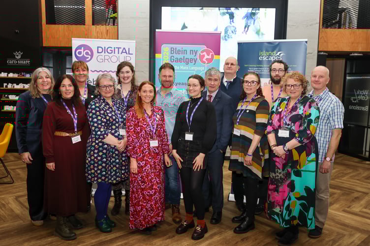 Members of the Jeebin Committee, the organisation behind Blein ny Gaelgey – the Year of the Manx Language 2026