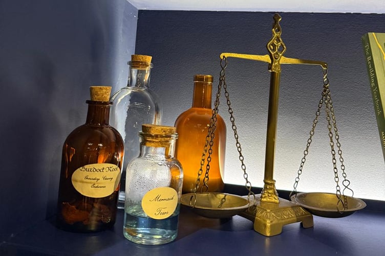 The shop was full of quirky elements.