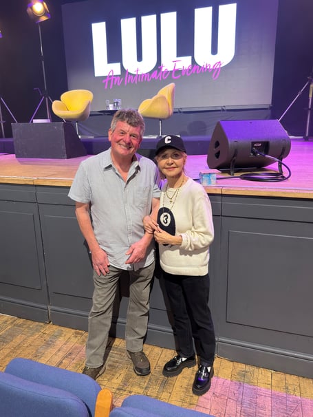 David Cretney with Lulu