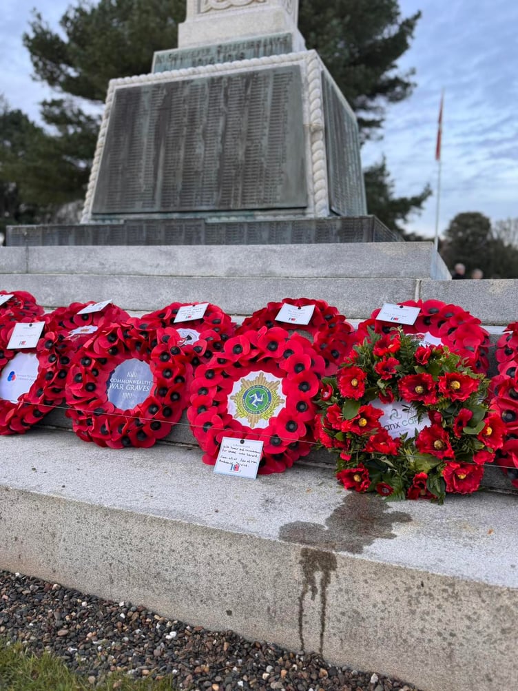 Wreaths were laid during the National Service of Remembrance