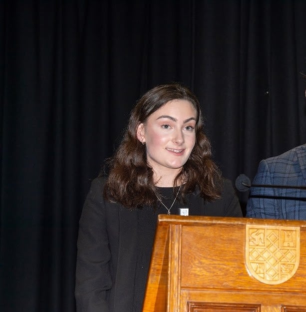 Saoirse was Head Girl at Castle Rushen High School during sixth form