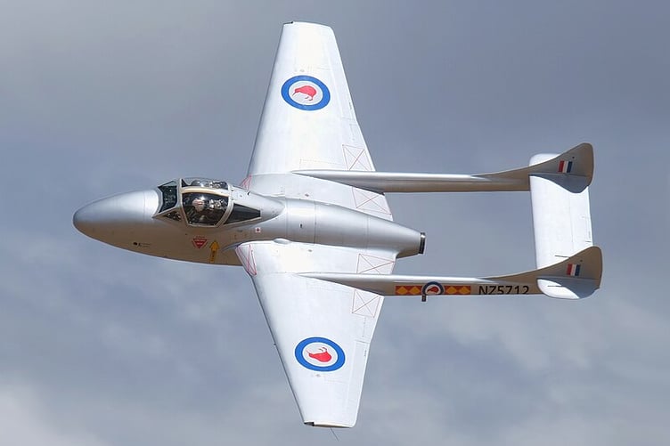 The de Havilland Vampire was the first jet plane to cross the Atlantic and was the first RAF fighter with a speed exceeding 500mph