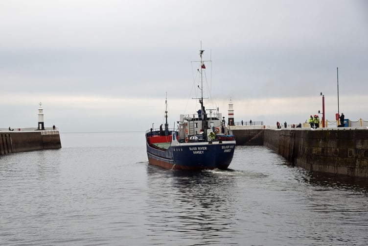 The Silver River leaves Ramsey for the final time