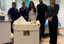 Parents' poignant donation to maternity ward in memory of late daughter