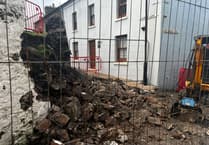 ‘I’m fuming over this happening': Church wall collapses after heavy rainfall