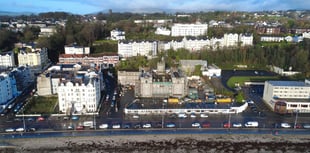 Drone footage provides glimpse of progress on Castle Mona restoration