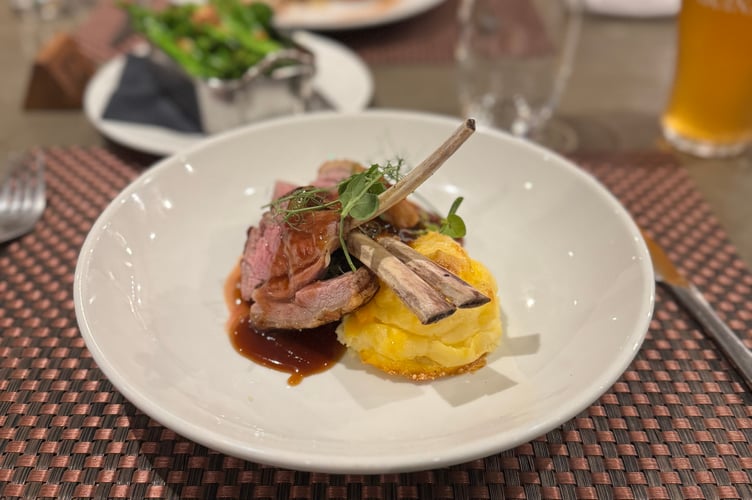 The lamb was incredible