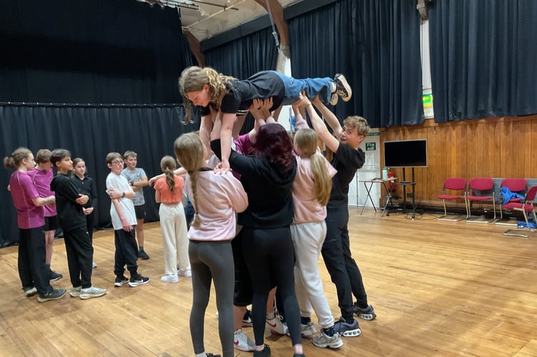 The Frantic Assembly workshop at King William's College