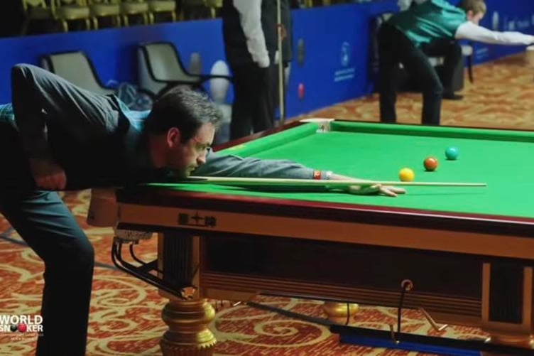 Darryl Hill in action in Qatar