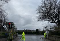 Severe weather caused traffic light to malfunction