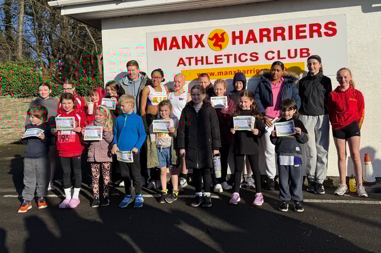 British Olympian Tom Bosworth was a visitor to the island this weekend for a special weekend of racewalking (Photo: Steve Partington)