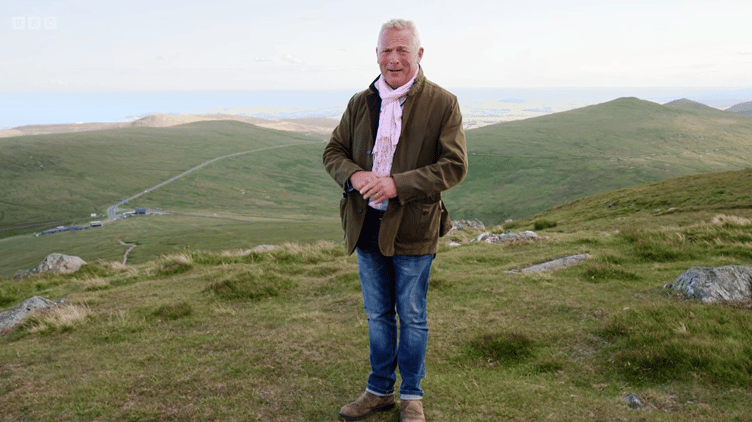 Presenter Jules Hudson told viewers it was his maiden visit to Manx shores