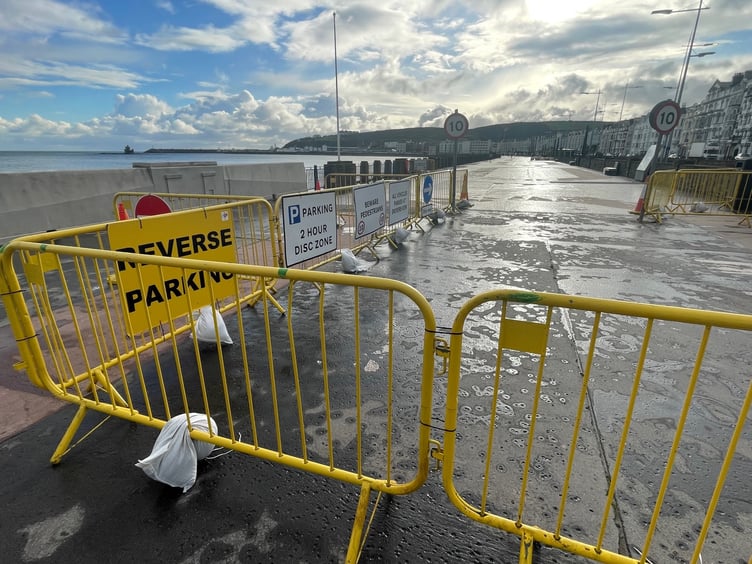 Extra parking is available on the Promenade Walkway in Douglas during the festive season